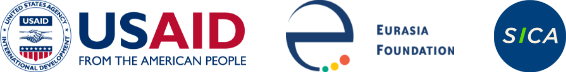 USAID logo Eurasia Foundation logo SICA logo
